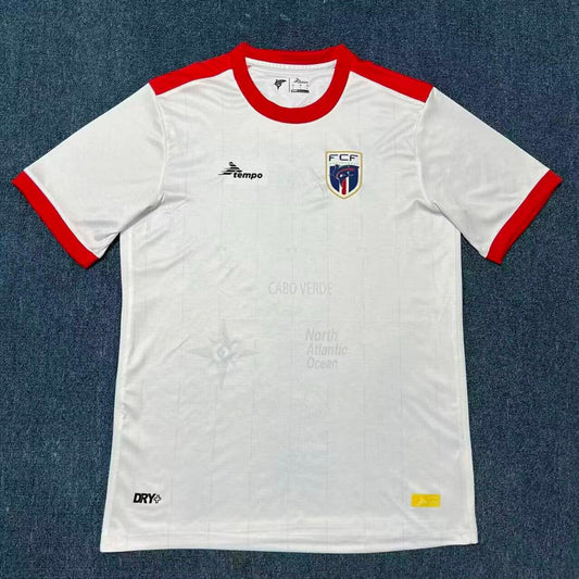 Cape Verde 24/25 White/Red Away Jersey