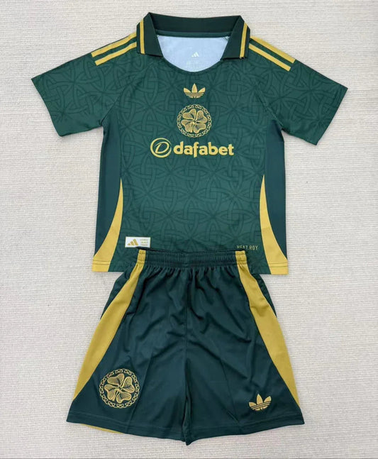 Celtic 25/26 Dark Green Kids Jersey Set