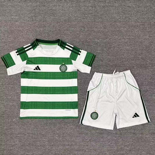 Celtic 25/26 Home Kids Jersey Set