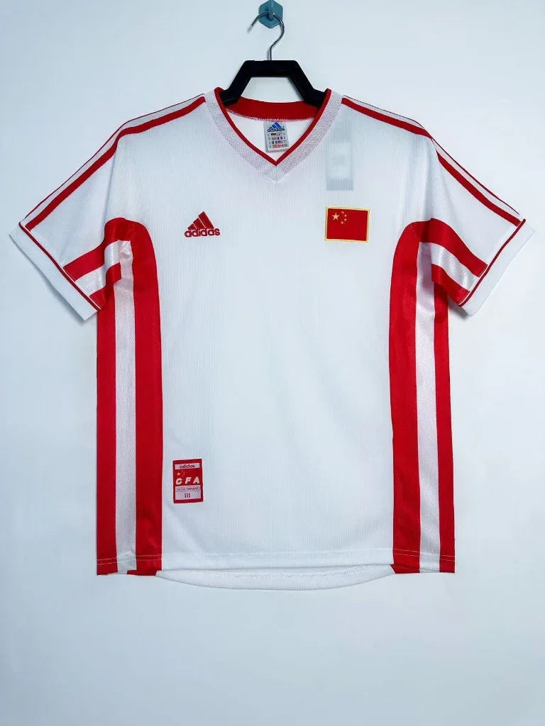 China 1998 Retro White Home Jersey