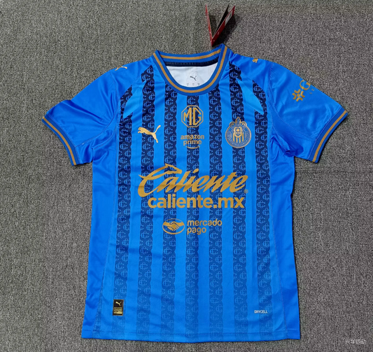 Chivas 25/26 Blue/Gold Third Jersey