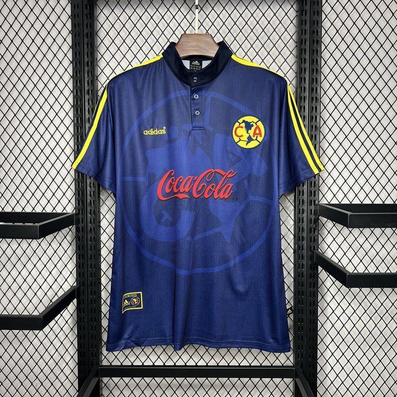 Club America 1998/99 Vintage Retro Blue Away Jersey