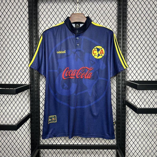 Club America 1998/99 Vintage Retro Blue Away Jersey