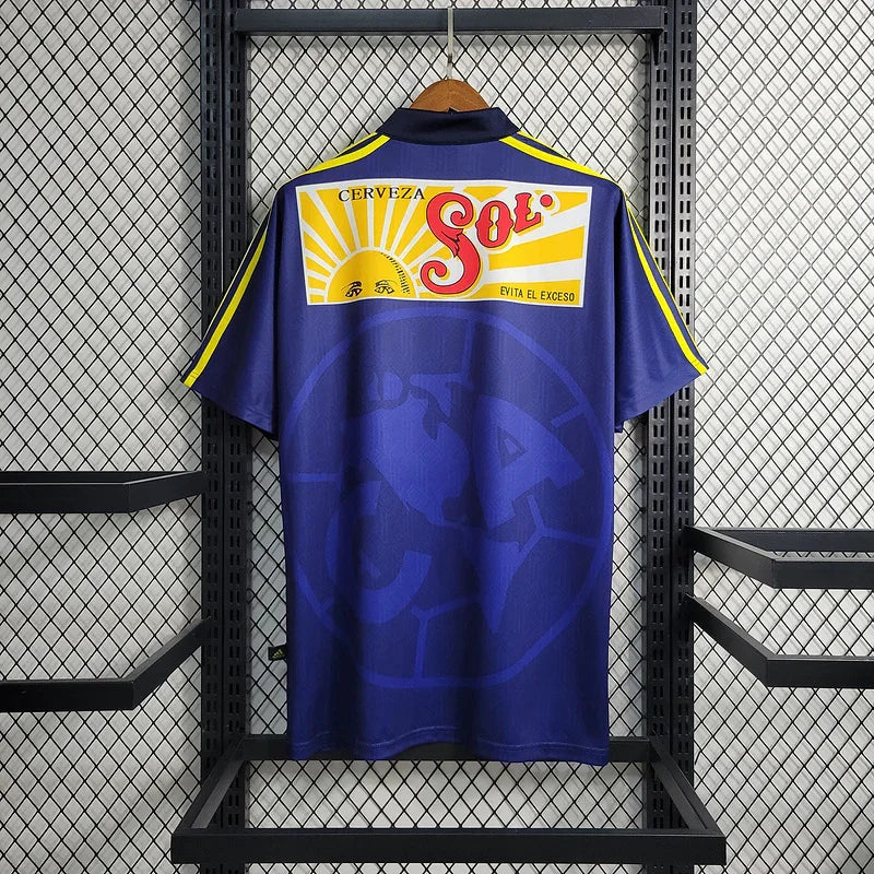 Club America 1998/99 Vintage Retro Blue Away Jersey