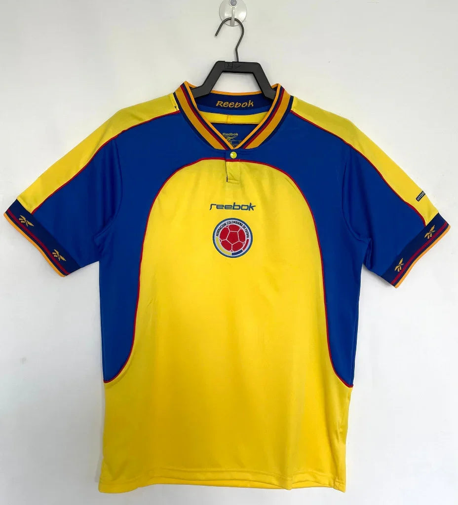 Colombia 2001 Yellow/Blue Home Jersey