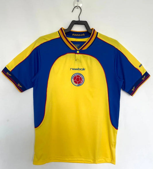 Colombia 2001 Yellow/Blue Home Jersey