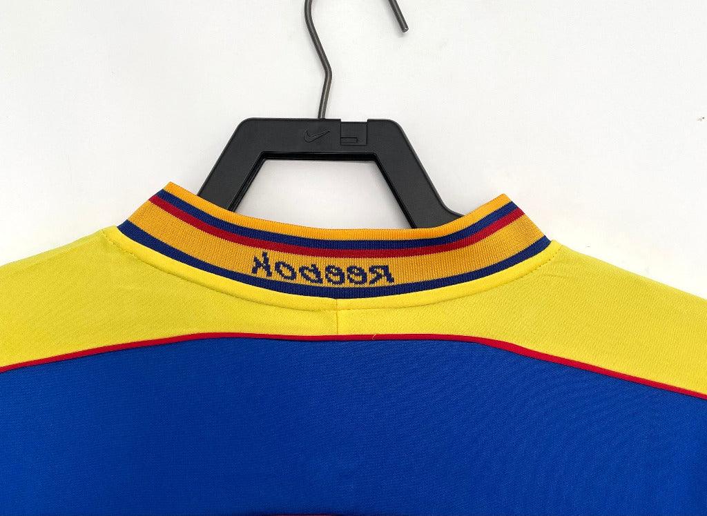 Colombia 2001 Yellow/Blue Home Jersey