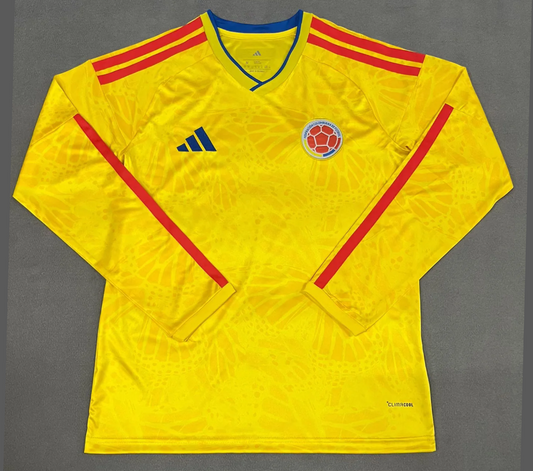 Colombia 2026 Yellow/Red World Cup Home Long Sleeves Jersey