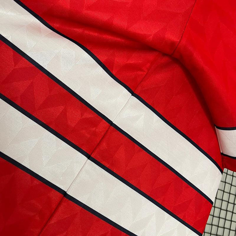 Denmark 1998 Retro Red/White Home Jersey