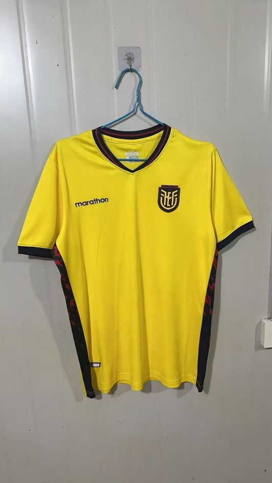 Ecuador 26/27 Yellow/Black Home Jersey