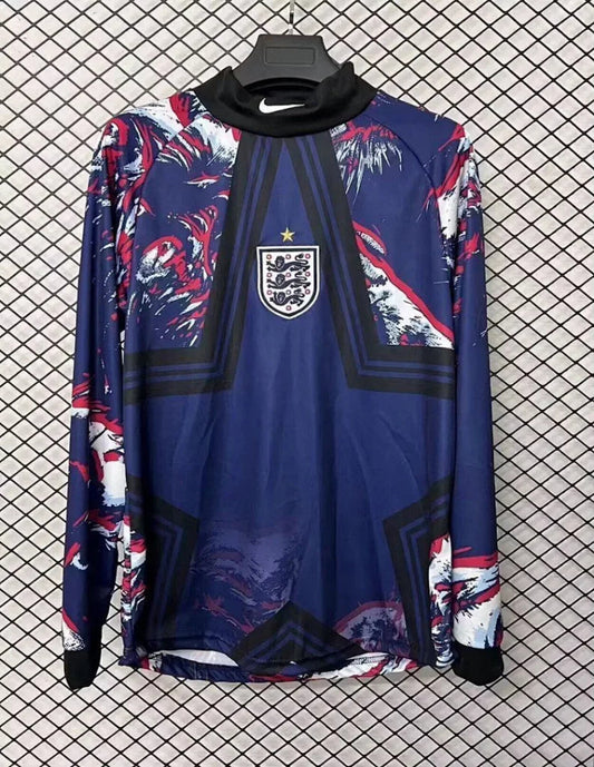 England 26/27 Blue/Black Goalkeeper Long Sleeve Jersey
