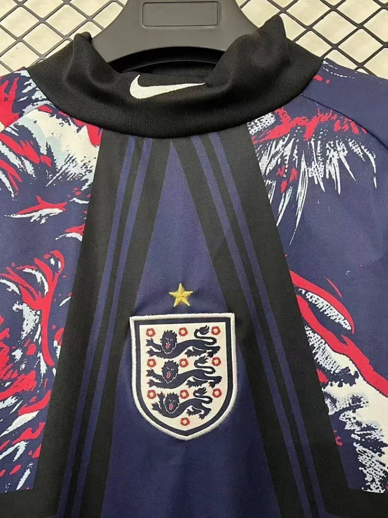 England 26/27 Blue/Black Goalkeeper Long Sleeve Jersey