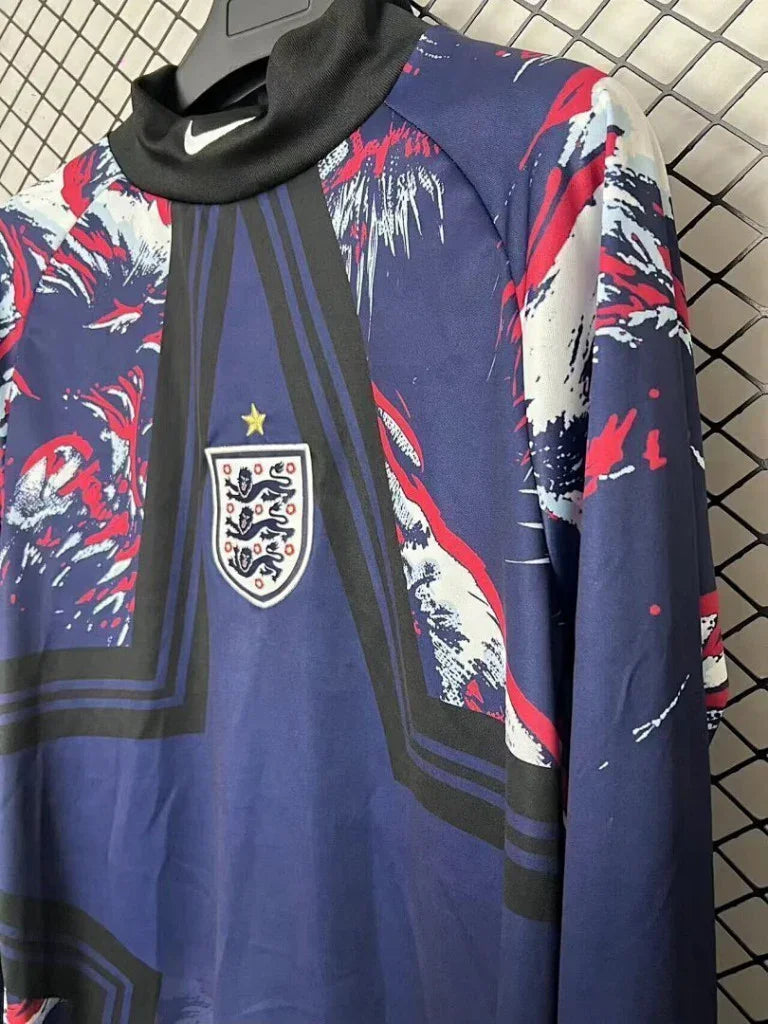 England 26/27 Blue/Black Goalkeeper Long Sleeve Jersey