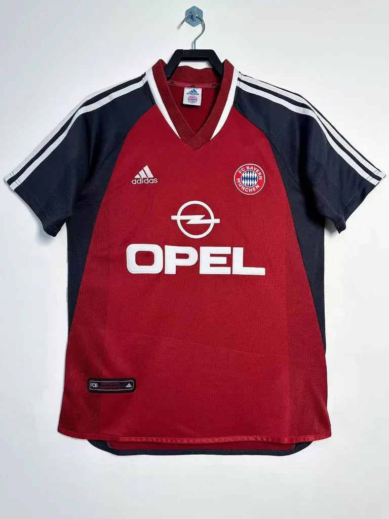 FC Bayern Munich 2001/02 Vintage Retro Home Jersey