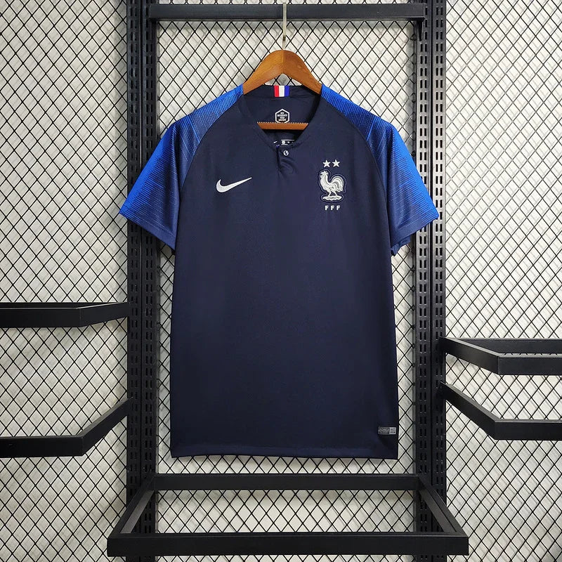 France 2018 Retro Version World Cup Home Jersey