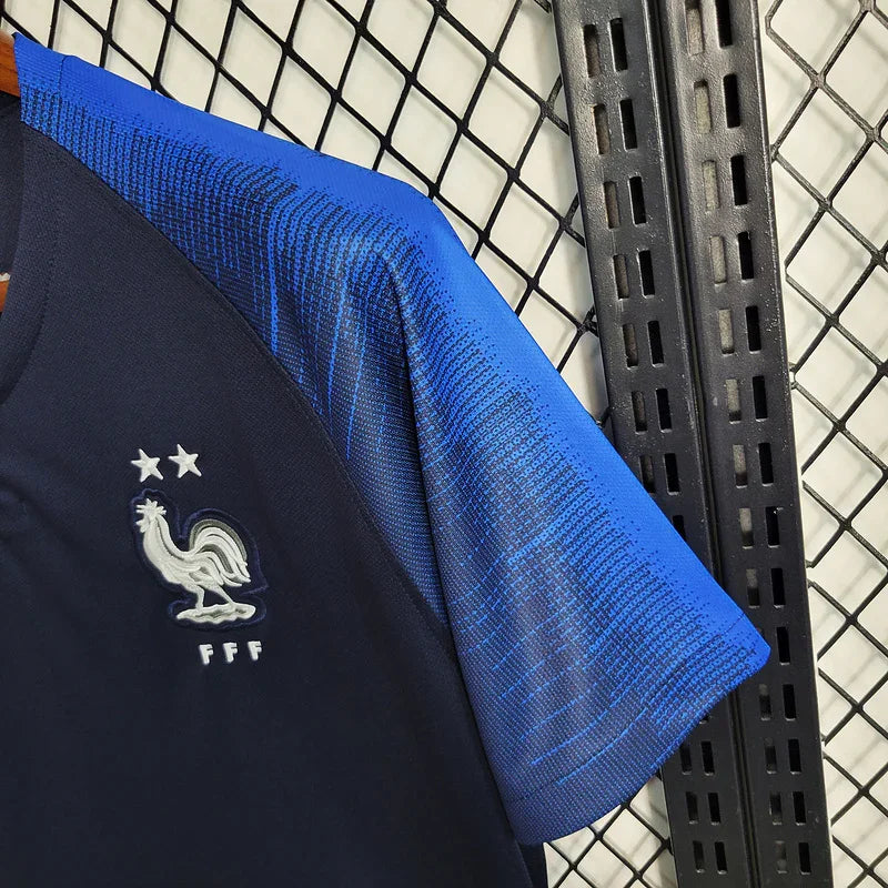 France 2018 Retro Version World Cup Home Jersey