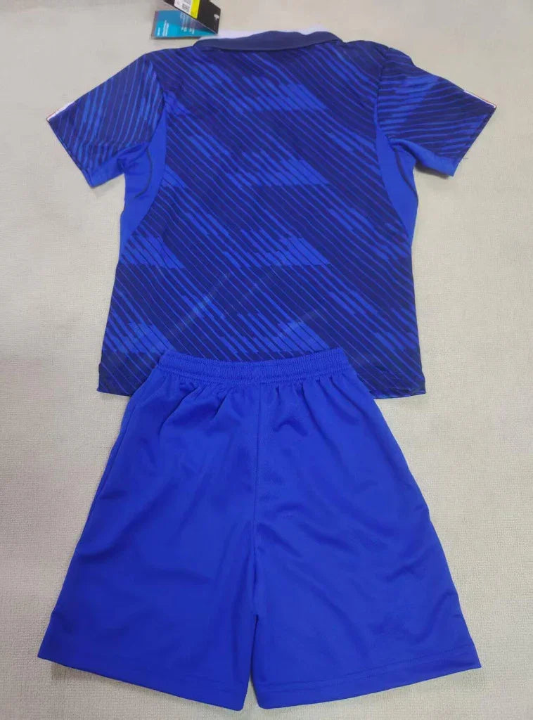 France 26/27 Blue World Cup Home Kids Jersey Set
