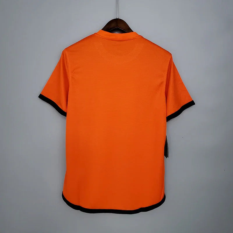 Holland 2012 Vintage Retro Orange/Black Home Jersey