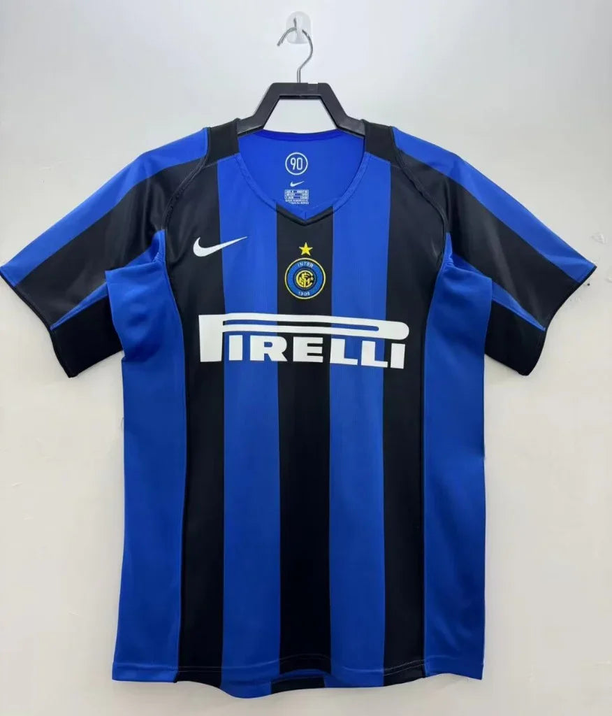 Inter Milan 2004/05 Vintage Retro Home Stadium Jersey