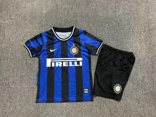 Inter Milan 2009/10 Vintage Retro Home Kids Jersey Set