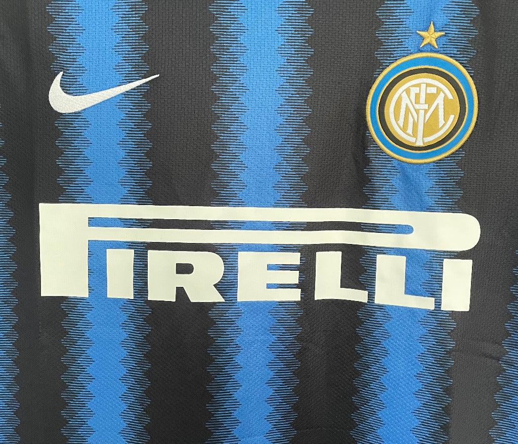 Inter Milan 2010/11 Vintage Retro Home Stadium Jersey