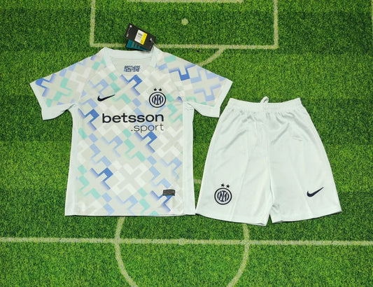 Inter Milan 25/26 Away Kids White Jersey Set