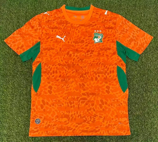Ivory Coast 26/27 Orange/Green World Cup Home Jersey