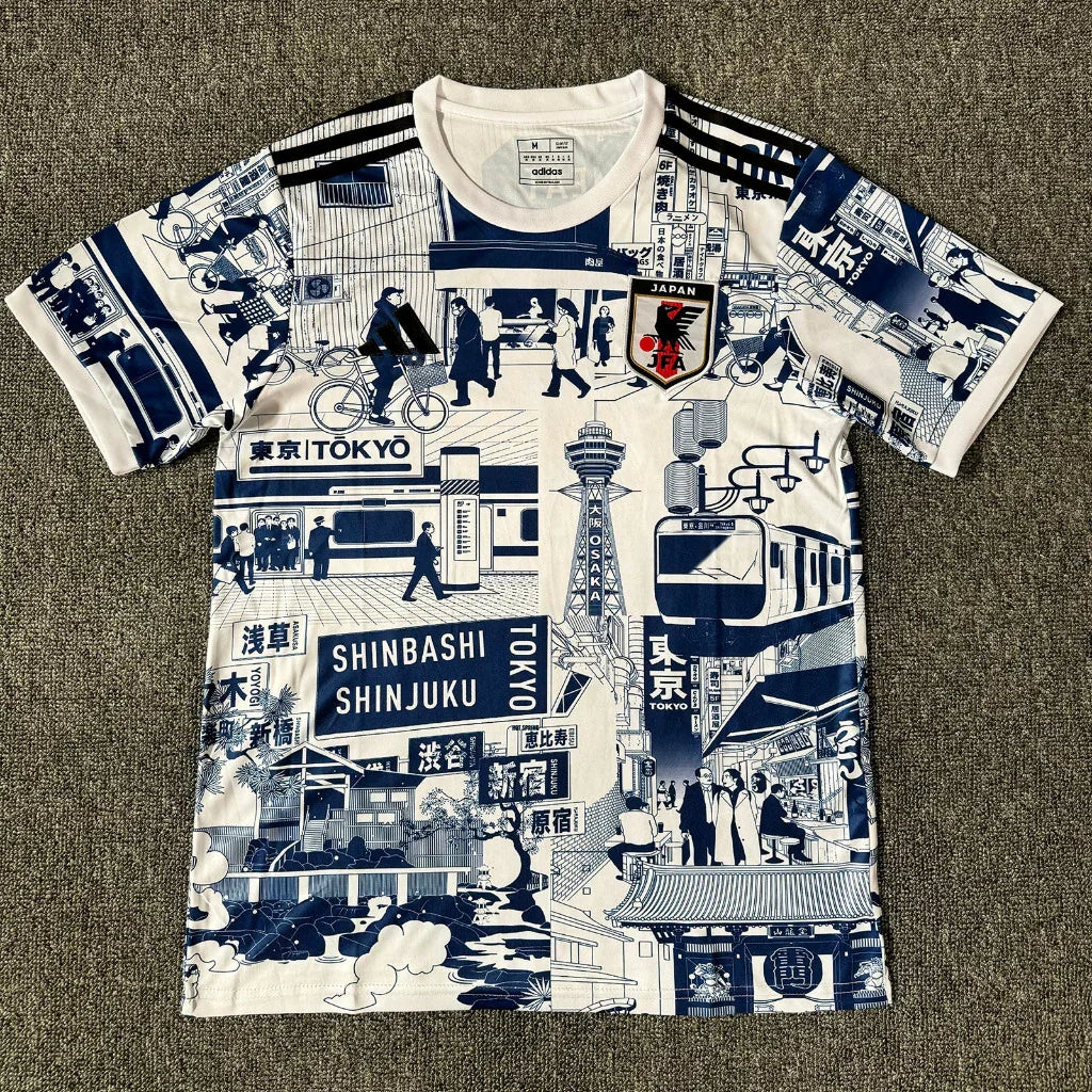 Japan 25/26 Black Tokyo Landmarks Jersey