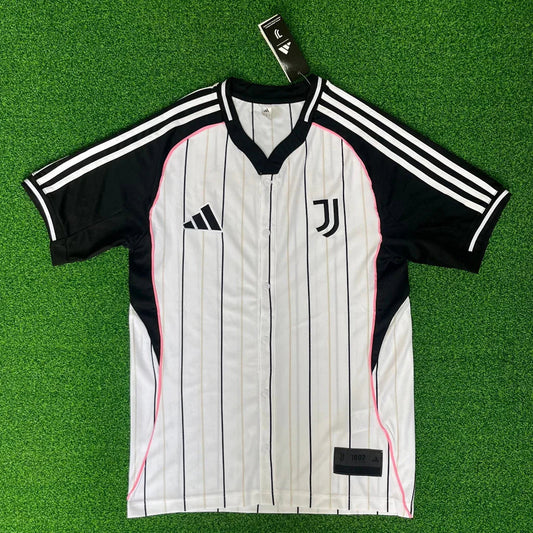 Juventus 25/26 Black/White Baseball Jersey