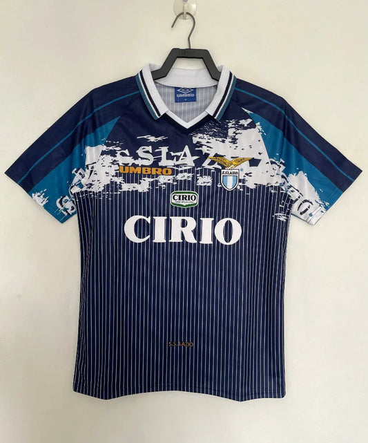 Lazio 1996/97 Vintage Retro Blue Away Jersey