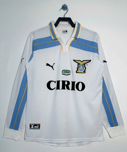 Lazio 1998/00 Vintage Retro Second Away Long Sleeve Jersey