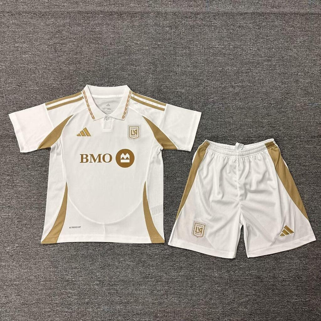 Los Angeles 25/26 Away White/Gold Kids Kit