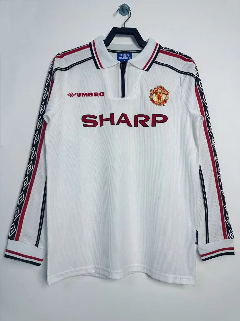 Manchester United 1998 Retro Commemorative Edition Long Sleeve Jersey