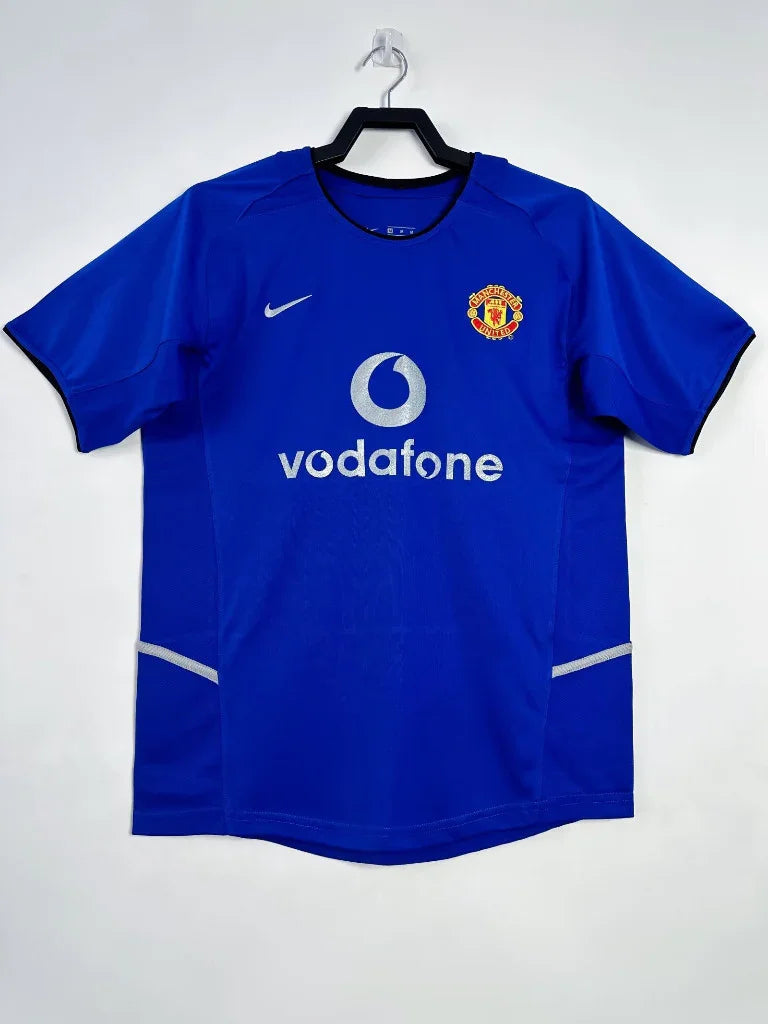 Manchester United 2002/03 Vintage Retro Second Away Game Jersey