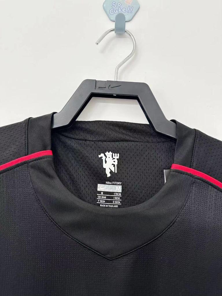 Manchester United 2007/08 Vintage Retro Away Black Jersey
