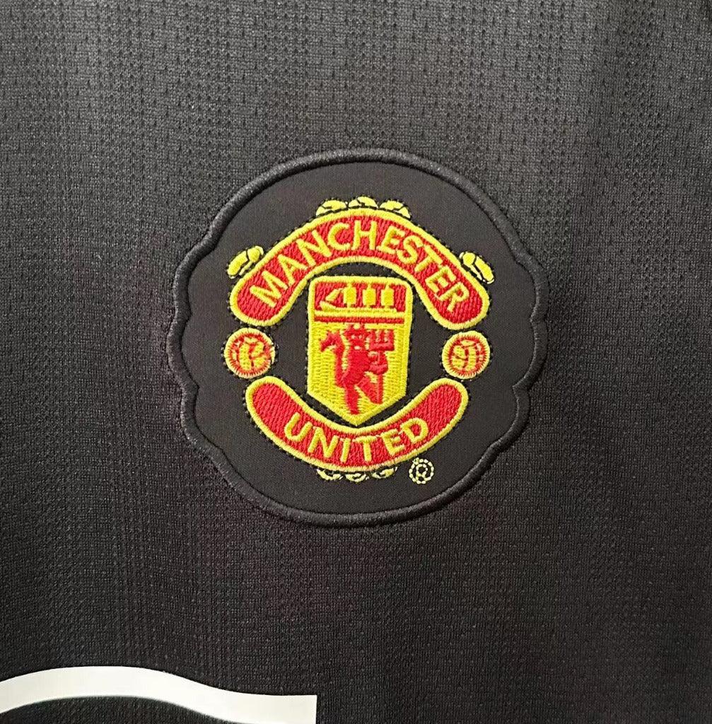 Manchester United 2007/08 Vintage Retro Away Black Jersey