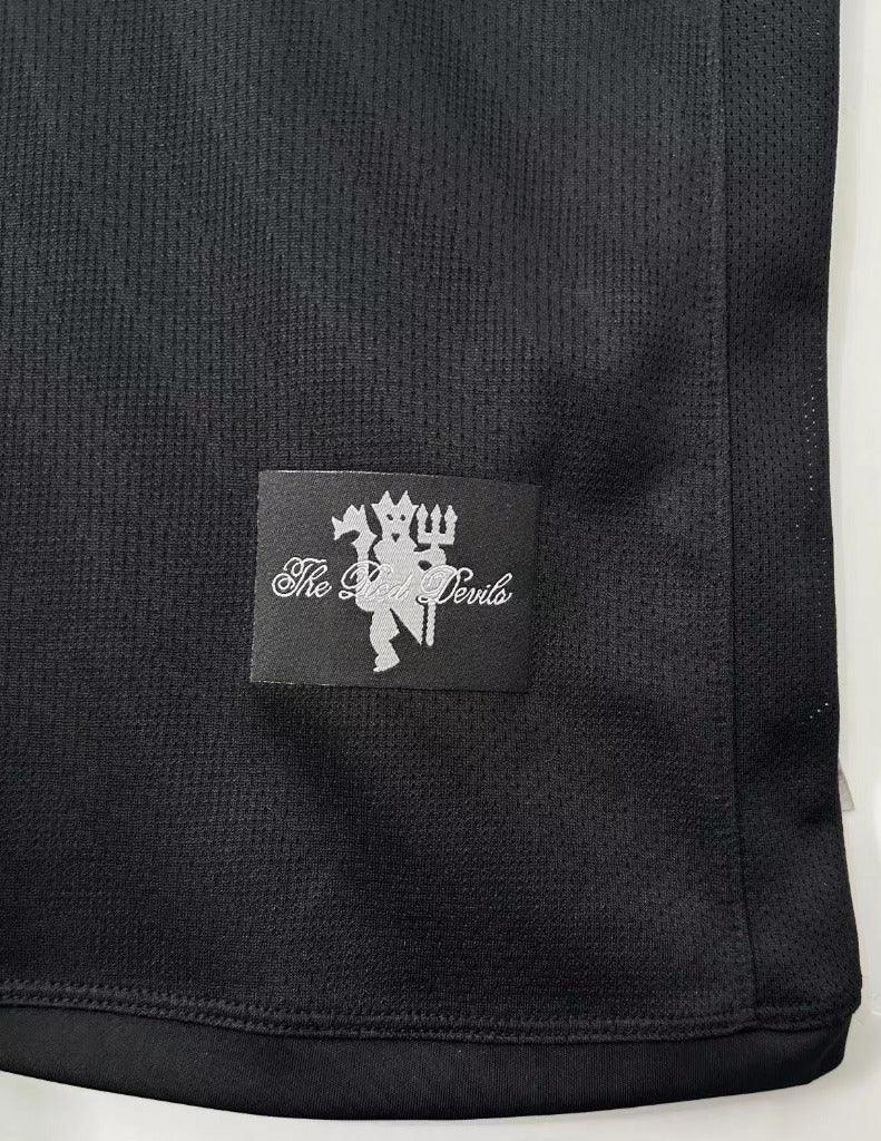 Manchester United 2007/08 Vintage Retro Away Black Jersey