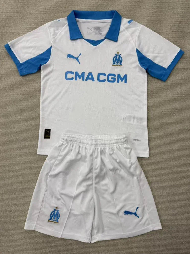 Marseille 25/26 White Home Kids Kit