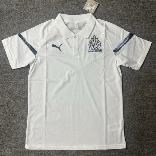 Marseille 25/26 White Polo Shirt