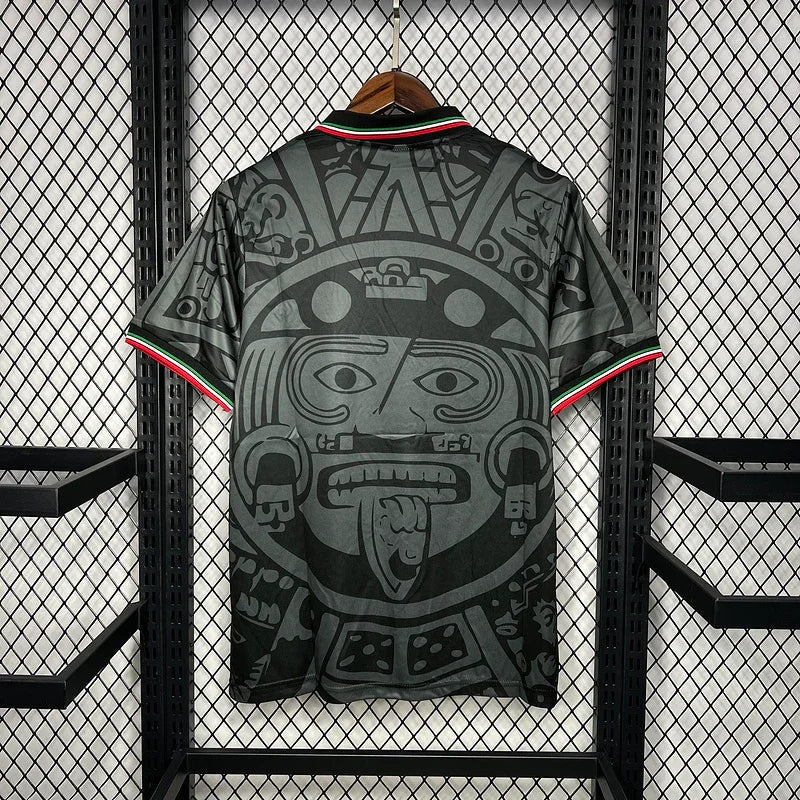Mexico 1998 Vintage Retro Black Away Jersey