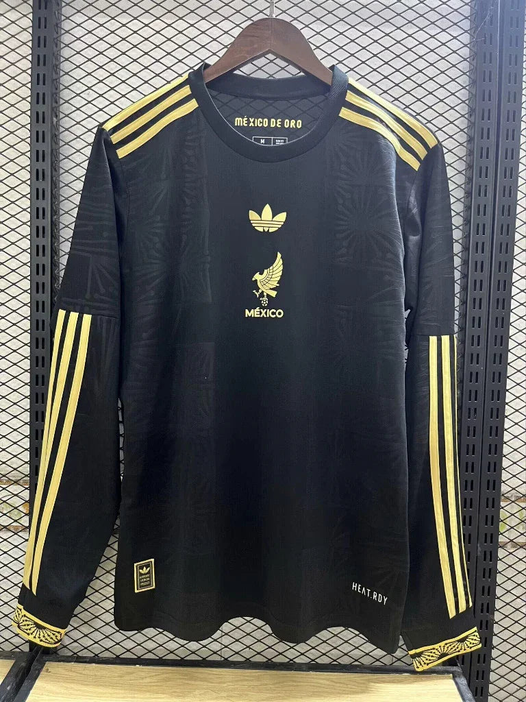Mexico 25/26 Special Gold Cup Black Player Version Jersey