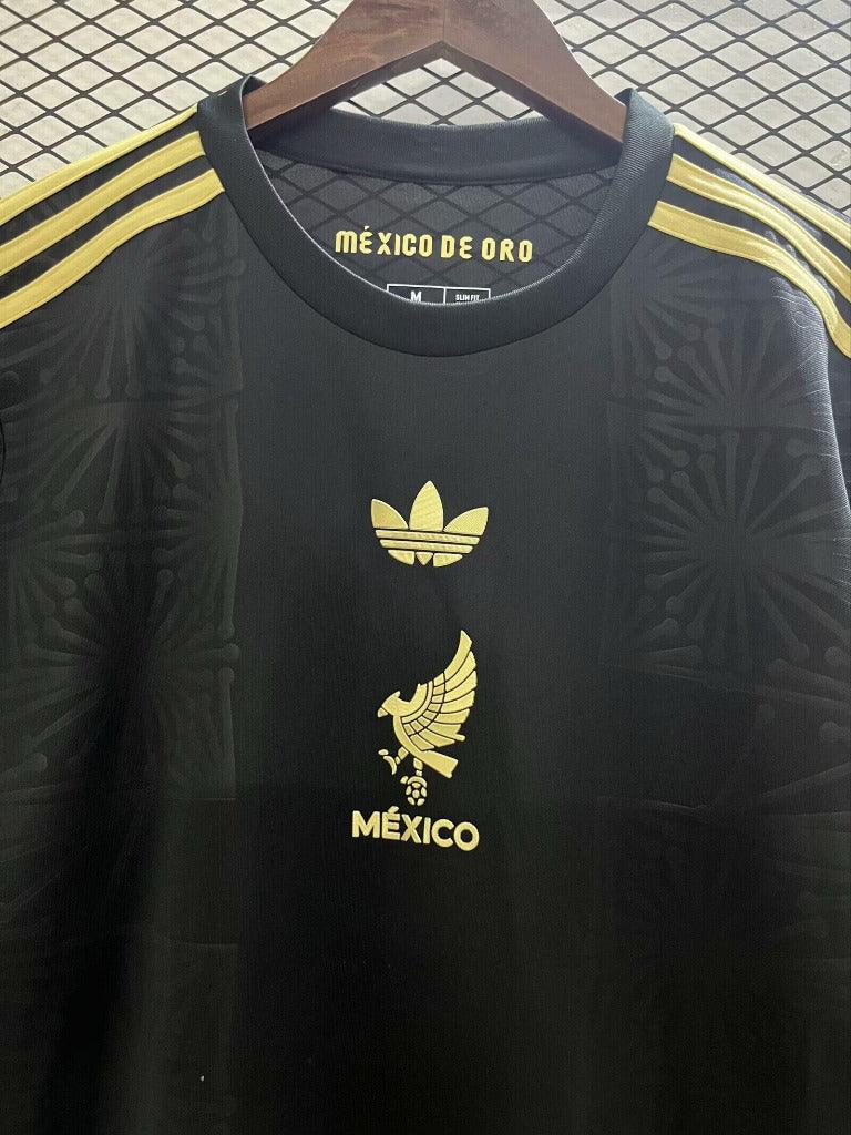 Mexico 25/26 Special Gold Cup Black Player Version Jersey