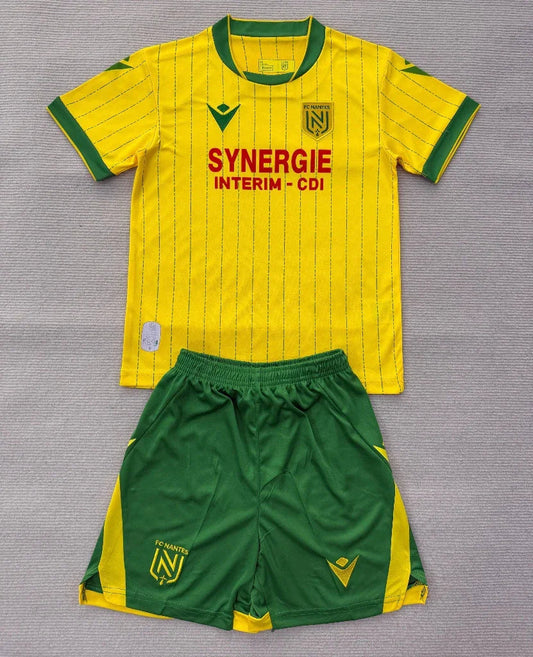 Nantes 25/26 Yellow Home Kids Jersey Set