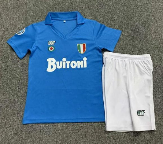 Napoli 1987/88 Home Kids Jersey Set