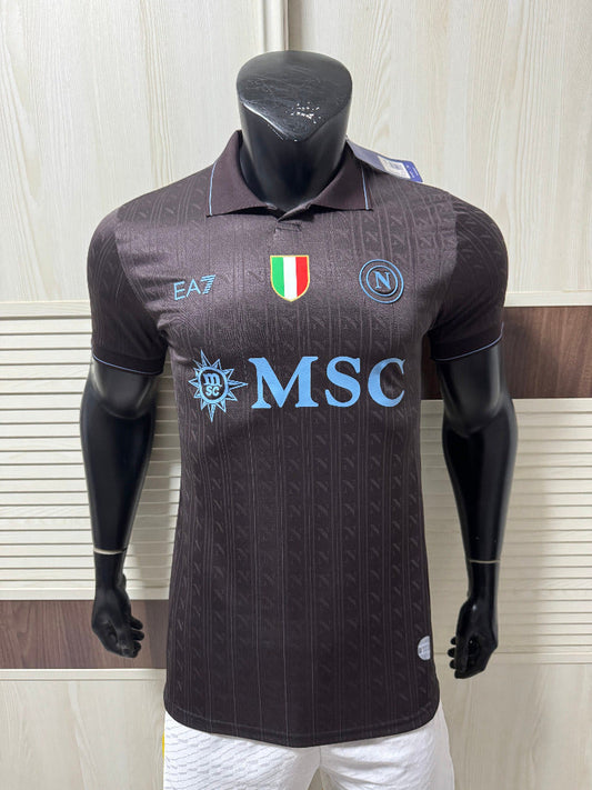 Napoli 25/26 Black Third Player Version Jersey