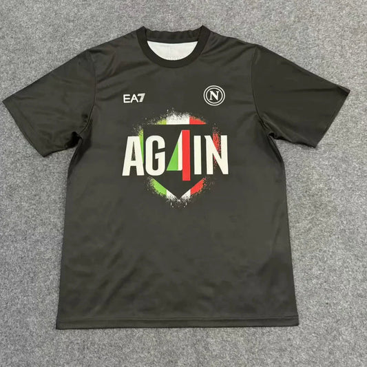 Napoli 25/26 Champion Version Brown T-shirts