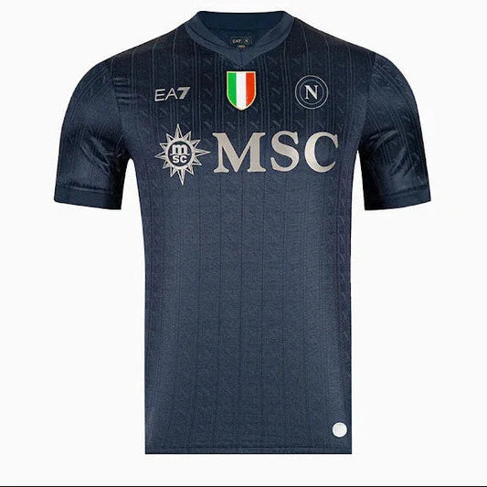 Napoli 25/26 Navy/Silver Champions League Third Jersey