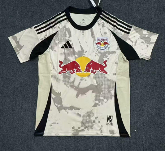 New York Red Bulls 25/26 White/Gray Away Jersey