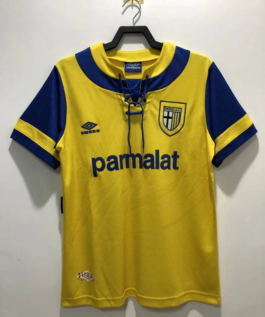 Parma 1993/95 Vintage Retro Yellow Home Jersey