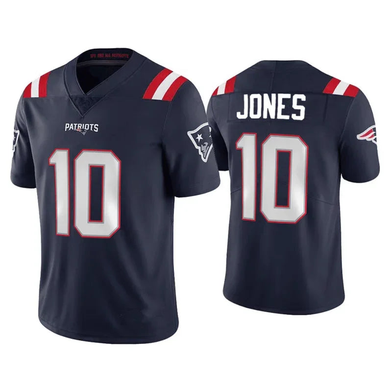 Patriots 25/26 Jones #10 Navy NFL Game Jersey